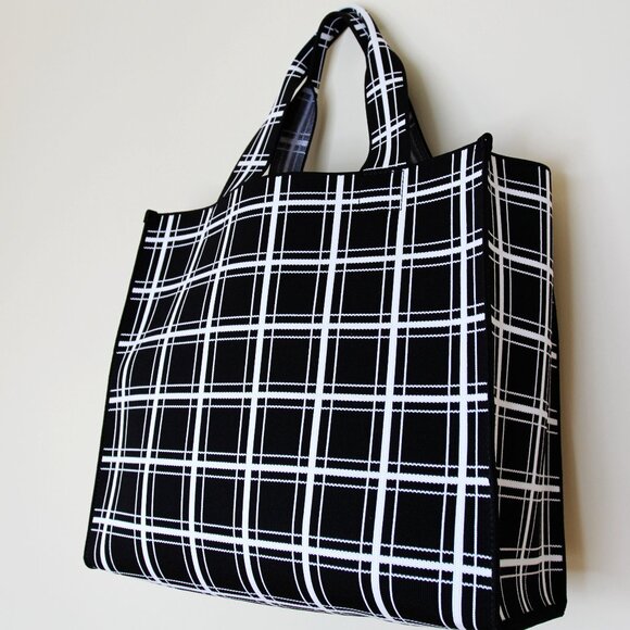 BNWT AW23 MARNI BLACK CHECK BAG - Picture 7 of 9